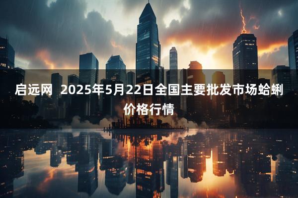 启远网 2025年5月22日全国主要批发市场蛤蜊价格行情