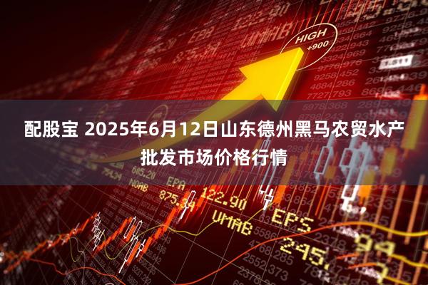 配股宝 2025年6月12日山东德州黑马农贸水产批发市场价格行情